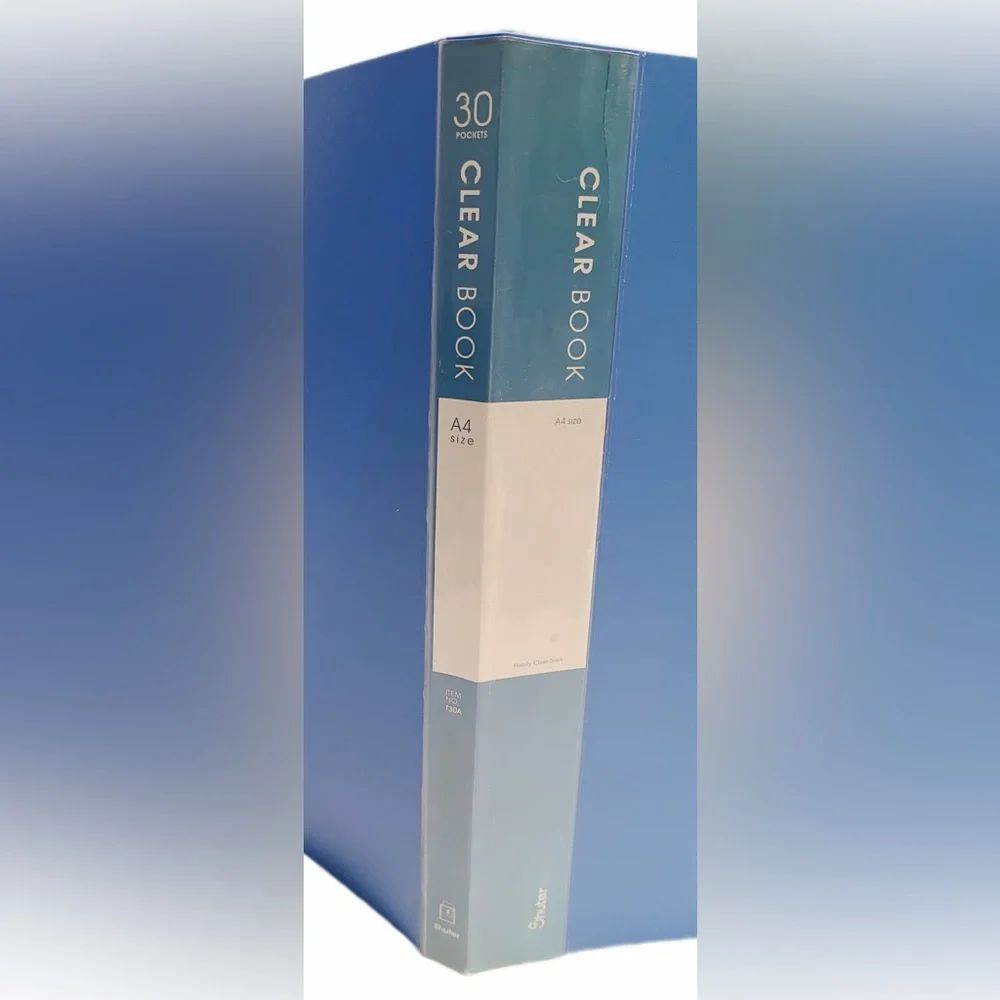 A4 Document Organizer Set 2 Display Books (100 & 30 Pockets) + Ring Binder